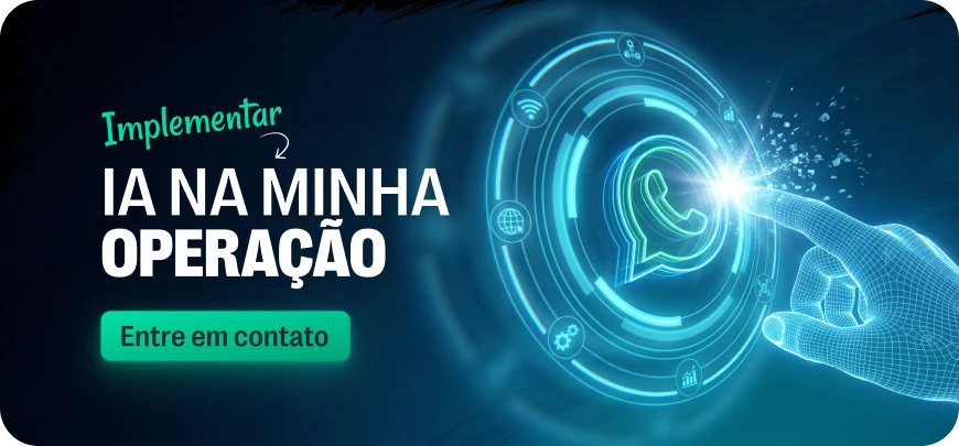 Operação com inteligência artificial e automações